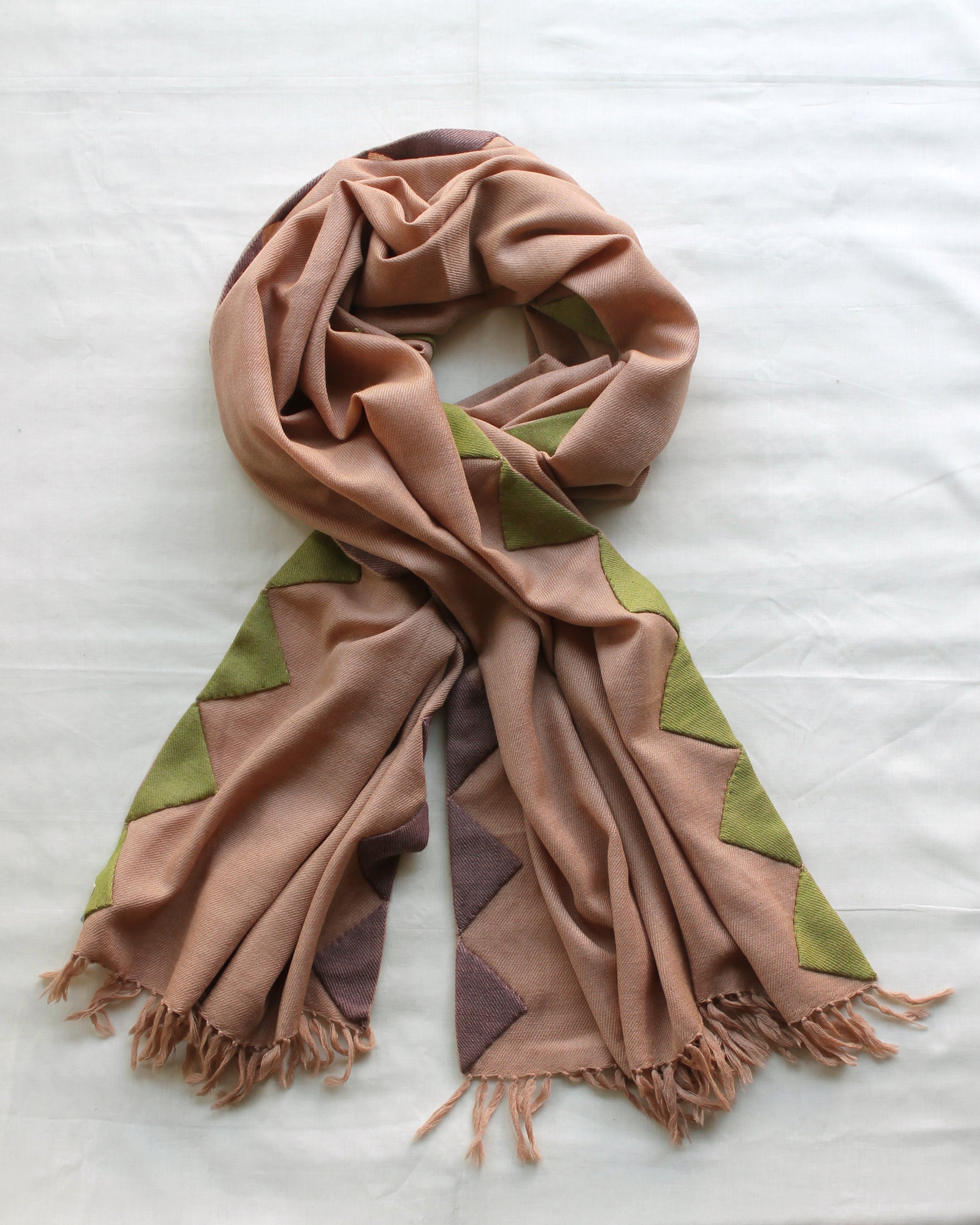 Fawn Tikona Woven Stole