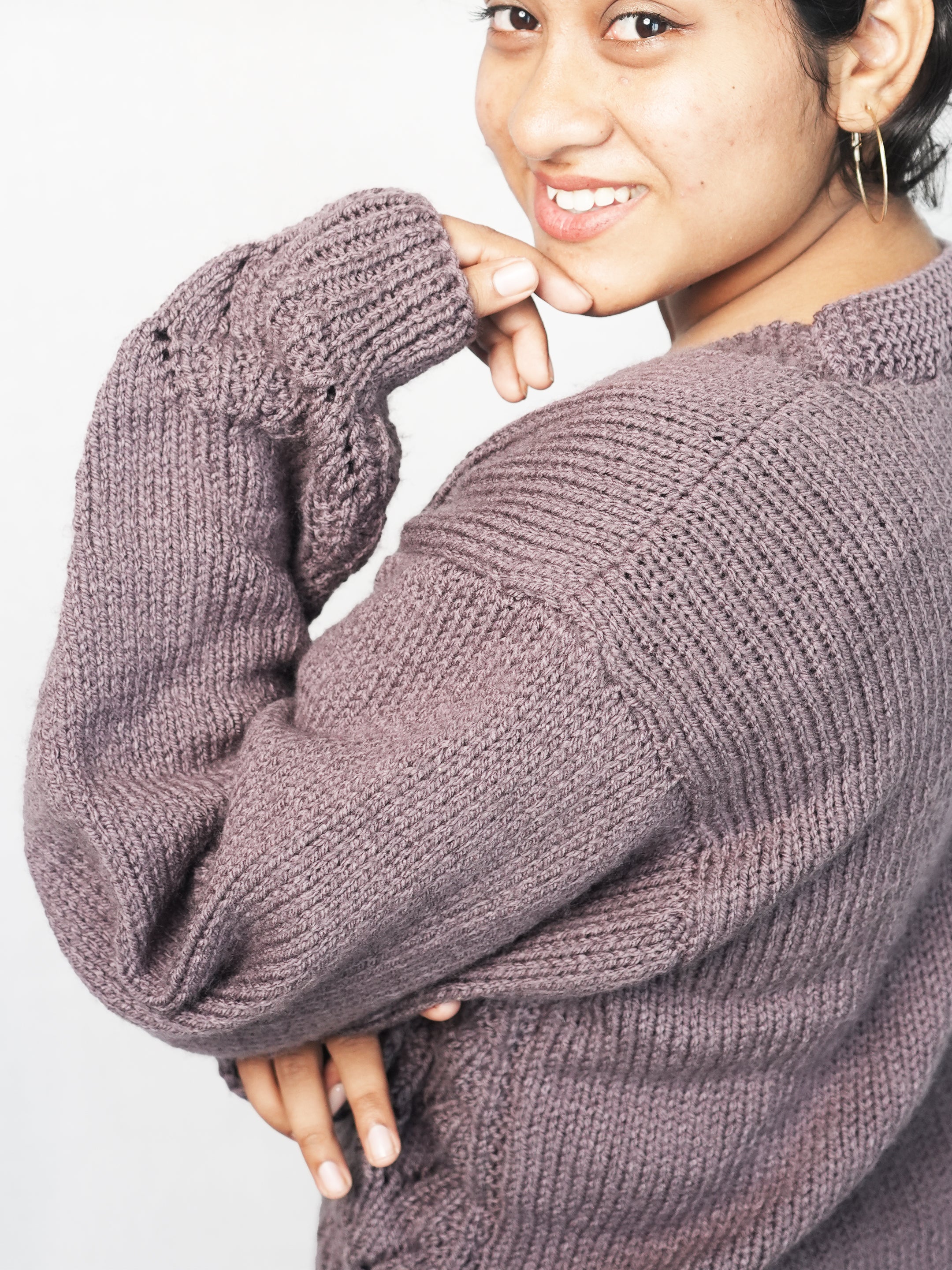 Pyaazi Crop Cardigan